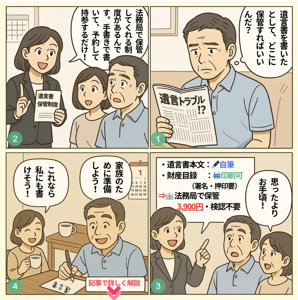 自筆証書遺言書保管制度