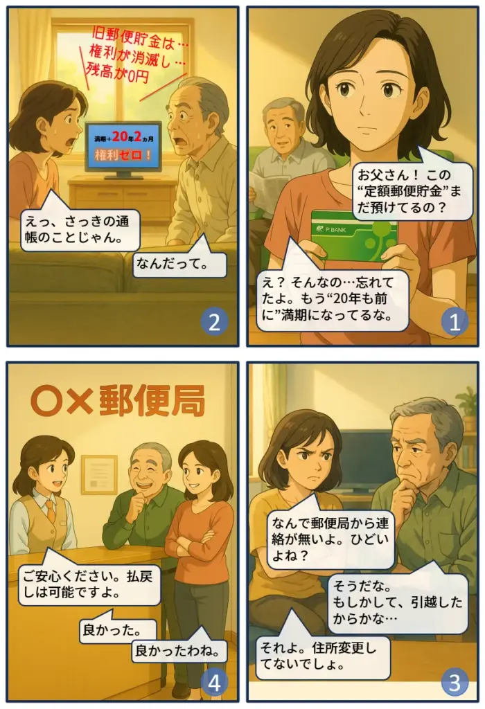 郵便貯金が消える
