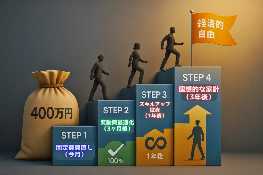 家計改善のロードマップ