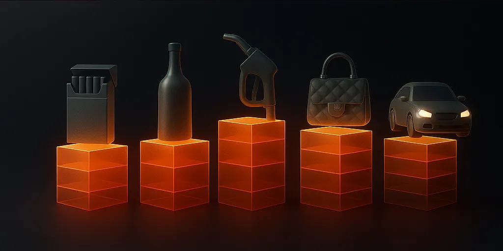 高税率商品トップ5