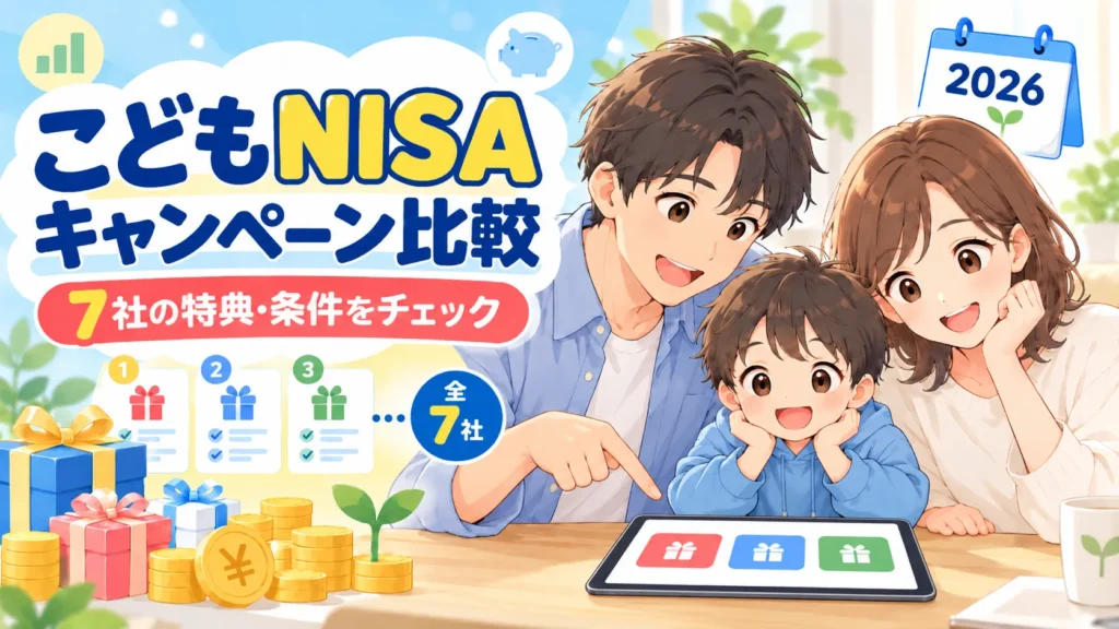 こどもNISAキャンペーン比較