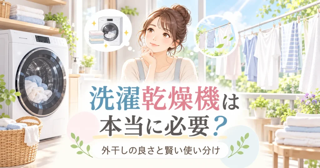 洗濯乾燥機は本当に必要?